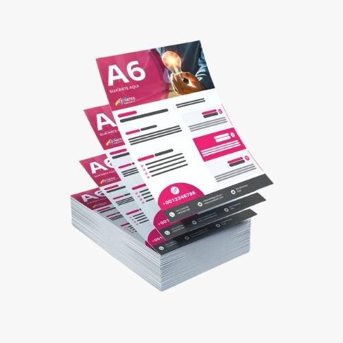 Folheto Couchê 115g Sem Verniz 10x14 cm - 4x4- 2500 unid