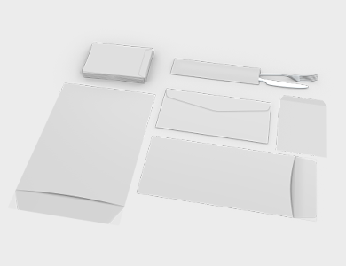 Envelope Carta SEM IMPRESSÃO Sulfite 90g Sem Verniz 23x11,3cm - Sem Impressão - 1000 unid