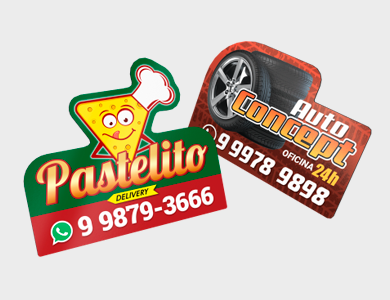 Ímã de Geladeira com Faca Padrão Supremo 4x5cm - 4x0 - 10000 unid