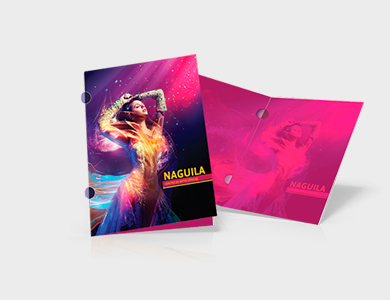 Pasta com Orelha Supremo 300g Verniz Total Frente 31x45cm - 4x4 - 5 unid